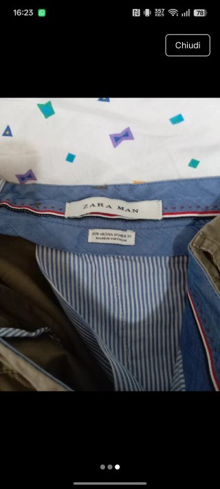 Pantaloncini Zara Uomo Taglia 40