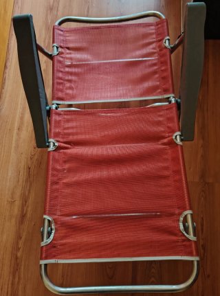 Silla Tumbona Playa Plegable azul