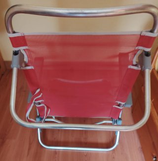 Silla Tumbona Playa Plegable azul