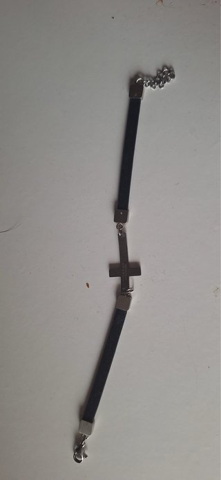 Pulsera Viceroy Cruz Plata Negra