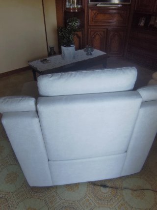 2 poltrone Dondi Salotti Tessuto Bianco