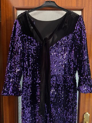 Vestido de coctel- purple