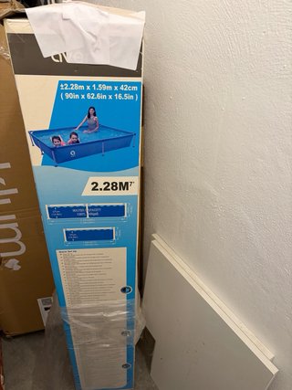 Piscina infantil azul