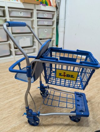 Mini Carrito Juguete Lidl Azul