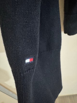 Cardigan Tommy Hilfiger Nero V-Neck