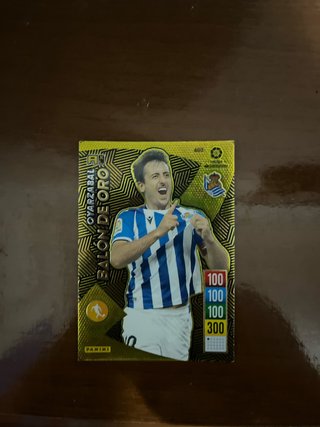 Carta Fútbol Oyarzabal Balón de Oro Panini