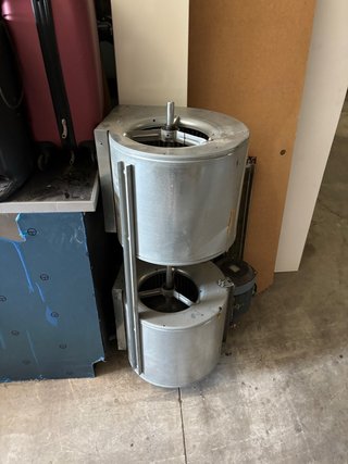 Extractor de humos industrial doble