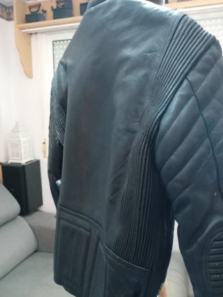 Chaqueta de cuero para moto Talla m/l