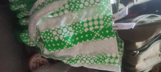 Vestido Flamenca Verde Estampado 3 Años