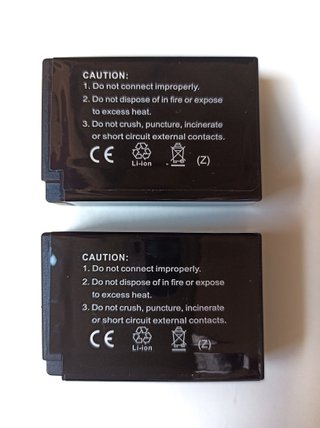 2 Batterie Minadax LP-E17 950mAh 7.2V Li-Ion