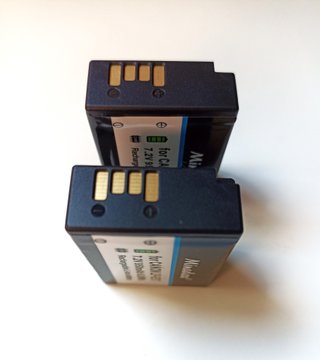 2 Batterie Minadax LP-E17 950mAh 7.2V Li-Ion
