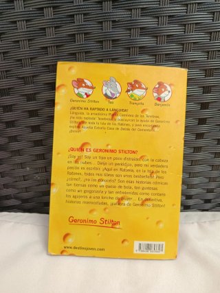 Tres libros de la colección de Gerónimo Stilton