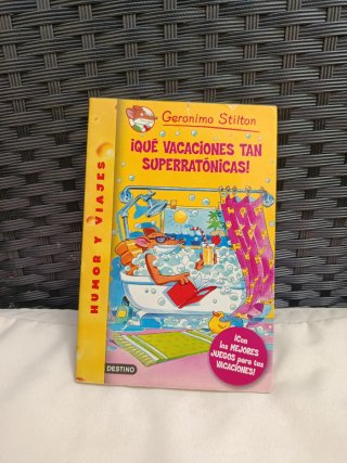 Tres libros de la colección de Gerónimo Stilton