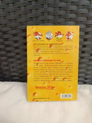 Tres libros de la colección de Gerónimo Stilton