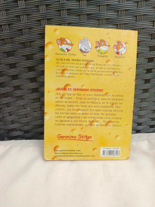 Tres libros de la colección de Gerónimo Stilton