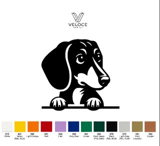 Vinilo Perro Dachshund Adhesivo