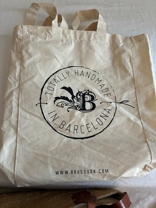 Bolso Brussosa Beige/Marrón Nuevo