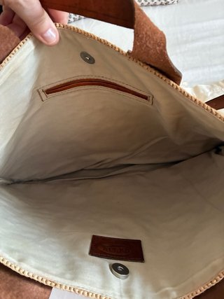 Bolso Brussosa Beige/Marrón Nuevo