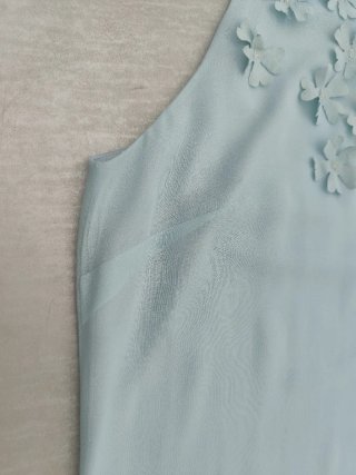 Vestido verde agua claro