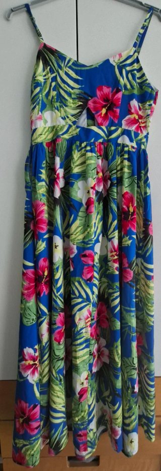 Vestido largo estampado floral Talla 38