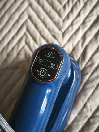 Plancha de vapor portátil azul