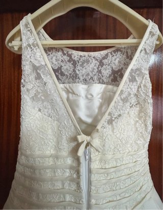 Vestido de Novia Pronovias Talla 40 Crema
