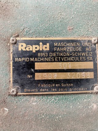 Segadora Rapid 301 Diésel (Motor suizo Diter)