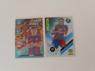 Lote Cromos fútbol Pedri y Ansu Fati La Liga