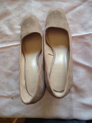 Zapatos de tacón Mango Beige