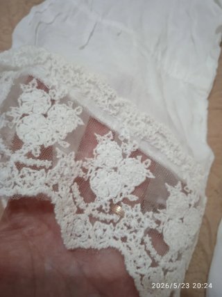 Vestido blanco bordado