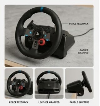 Logitech G29 Driving Force PS5 PS4 PS3