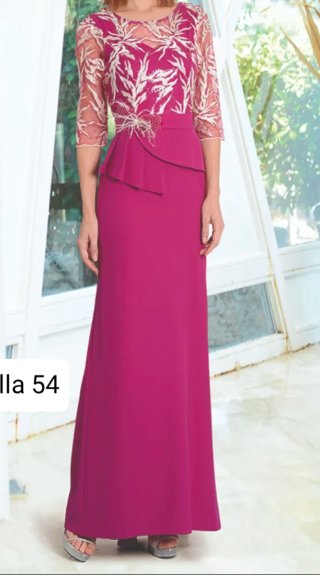 Talla 44 - Vestido largo fiesta (madrina)