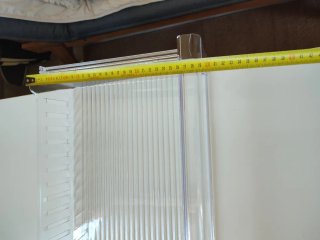 Cajón organizador transparente para nevera