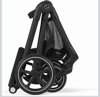 Passeggino con seggiolino 2 in 1 nero