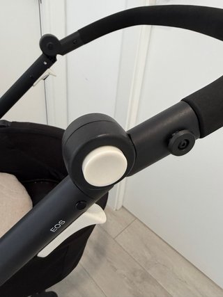 Passeggino con seggiolino 2 in 1 nero