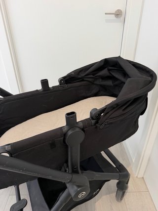 Passeggino con seggiolino 2 in 1 nero