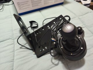 Volante Logitech G923+palanca de cambios+soporte+