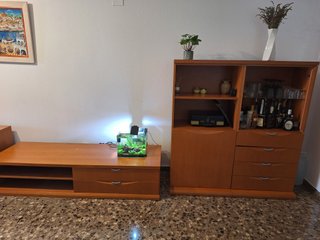 Mueble de salón madera maciza