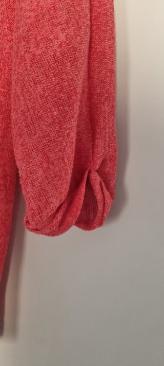 Blusa Stradivarius Roja Manga 3/4