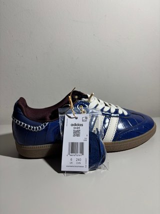 Adidas x Wales Bonner Samba Azul Exclusiva