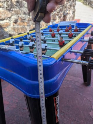 Futbolín infantil azul