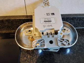Timbre de campana doble cromado