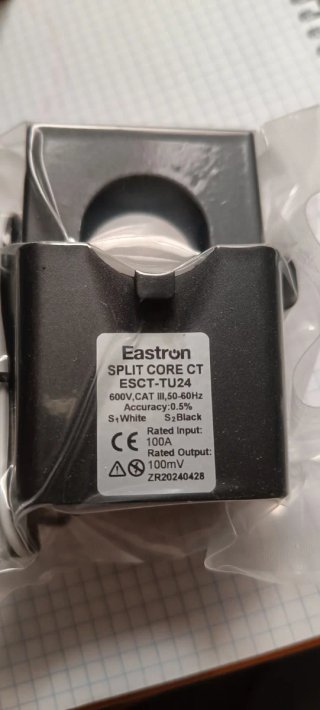 SDM120CT Eastron Vatímetro con Toroidal