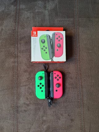 Joy-Con Nintendo Switch Verde y Rosa