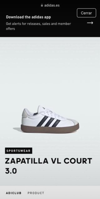 Zapatillas Adidas VL Court blancas
