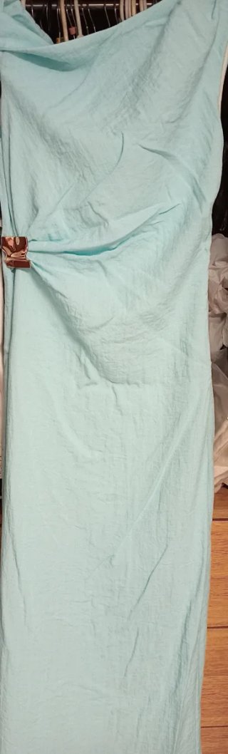 Vestido Zara Talla S(38-40) Turquesa