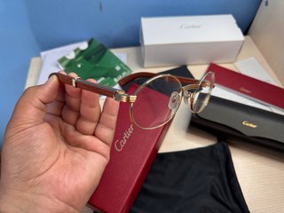 Gafas Cartier CT0464S Oro y Marrón