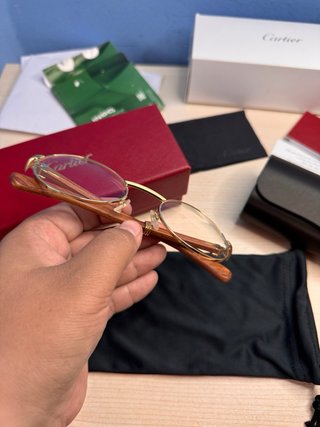 Gafas Cartier CT0464S Oro y Marrón
