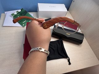 Gafas Cartier CT0464S Oro y Marrón