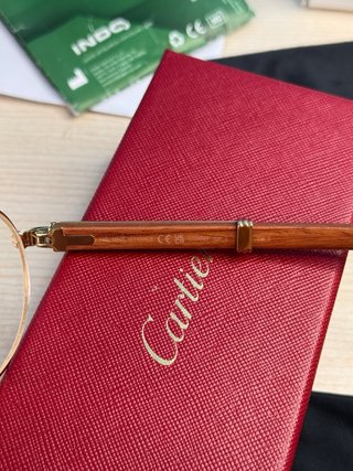 Gafas Cartier CT0464S Oro y Marrón